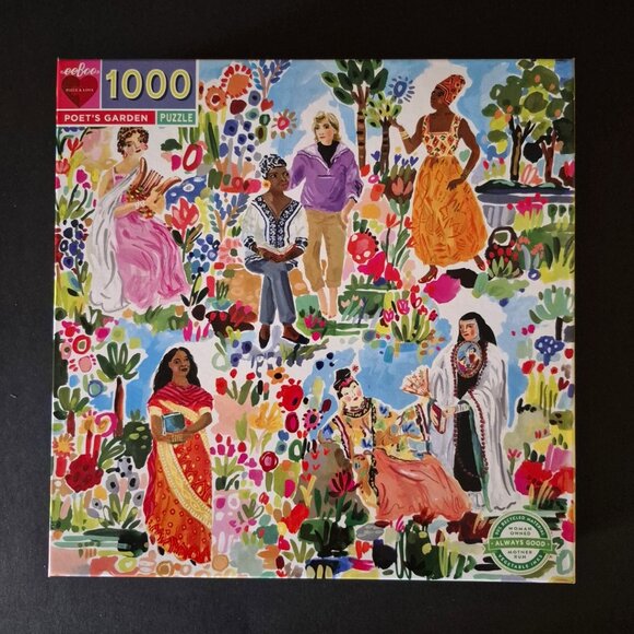 1000 Piece "Poet's Garden" Jigsaw Puzzle - Picture 1 of 3